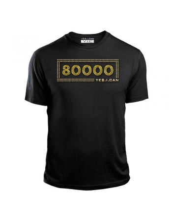 T-Shirt YESICAN Black - 80000